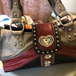 Purse With Matching Clutch.